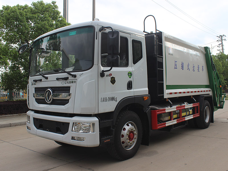 東風(fēng)多利卡天然氣D9底盤(pán)12方壓縮垃圾車(chē)