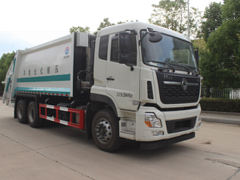 東風天龍18方-20方后雙橋壓縮垃圾車